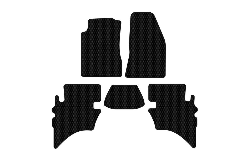 Ford Ranger 2002–2006 Carsuit kumimatot (Mustat) Image