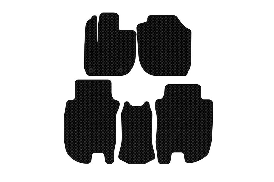 Honda HR-V 2014–2021 Carsuit kumimatot (Mustat) Image