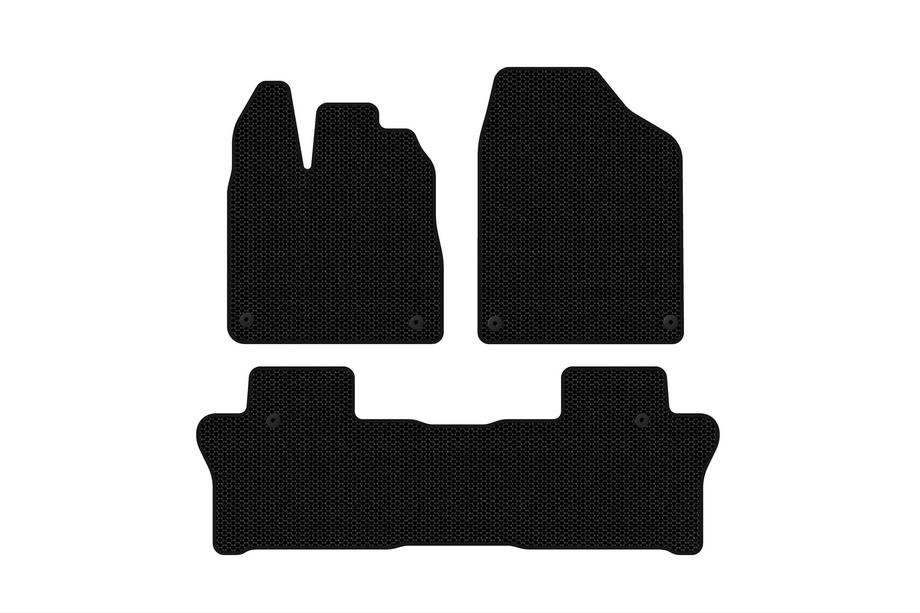 Honda Pilot 2015–2022 Kumimatot Carsuit (2 riviä, mustat) Image