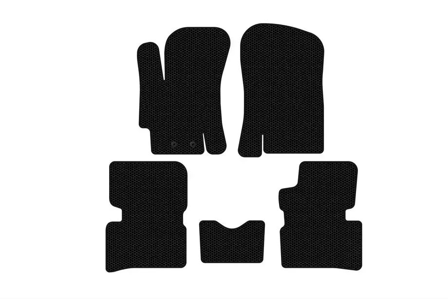 Hyundai Accent 2006–2010 Kumimatot Carsuit (SD, mustat) Image