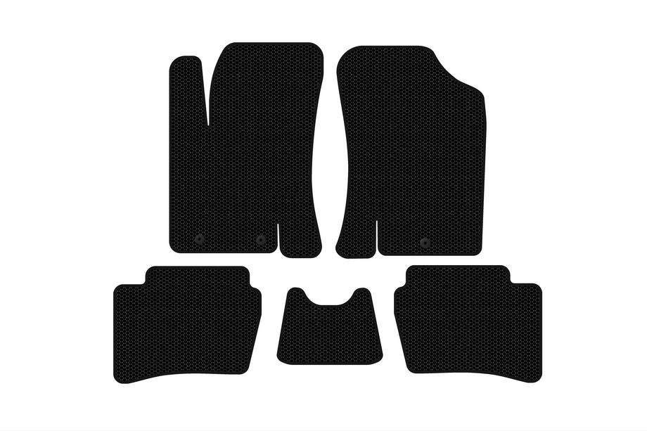 Hyundai I-20 2008–2012 Kumimatot Carsuit (HB, mustat) Image