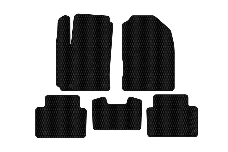 Hyundai Kona 2017–2023 Kumimatot Carsuit (2017-2020, bensiini, mustat) Image