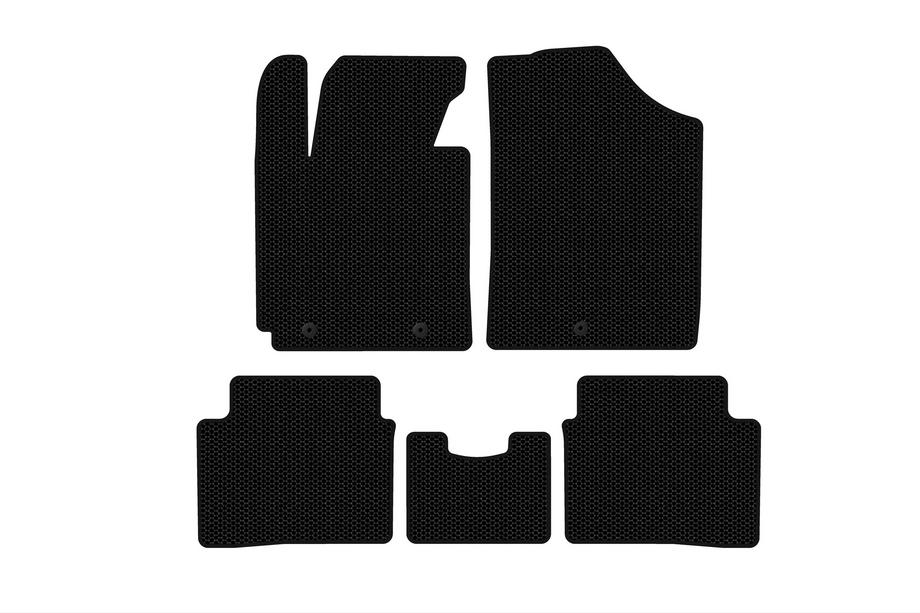 Hyundai Veloster 2011–2017 Carsuit kumimatot (Mustat) Image