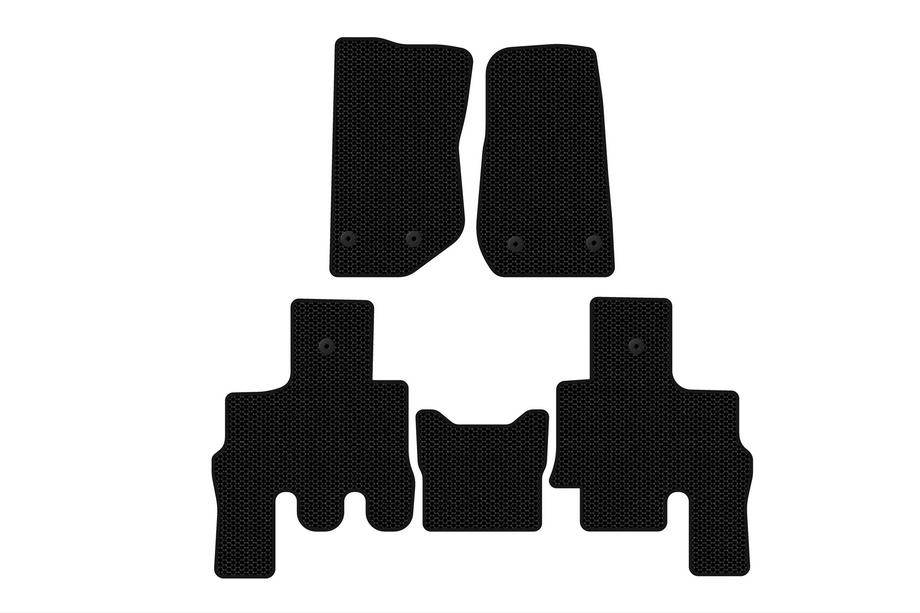 Jeep Wrangler 2007–2017 Carsuit kumimatot (Mustat) Image