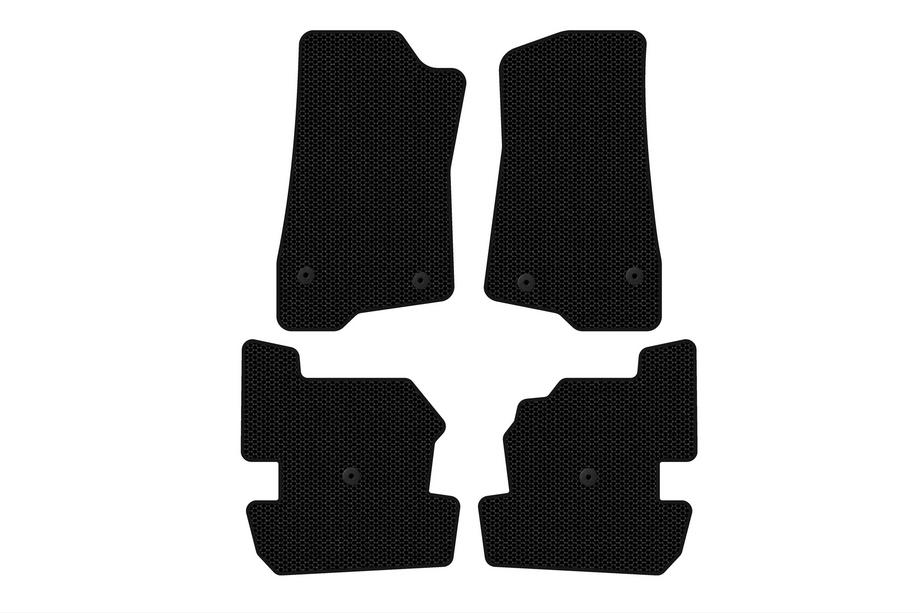Jeep Wrangler 2018– Carsuit kumimatot (Mustat) Image