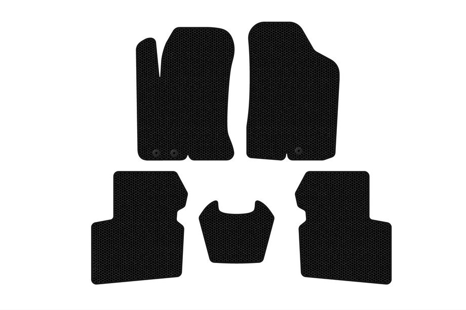 Kia Cerato 2 2010–2013 Kumimatot Carsuit (SD, mustat) Image