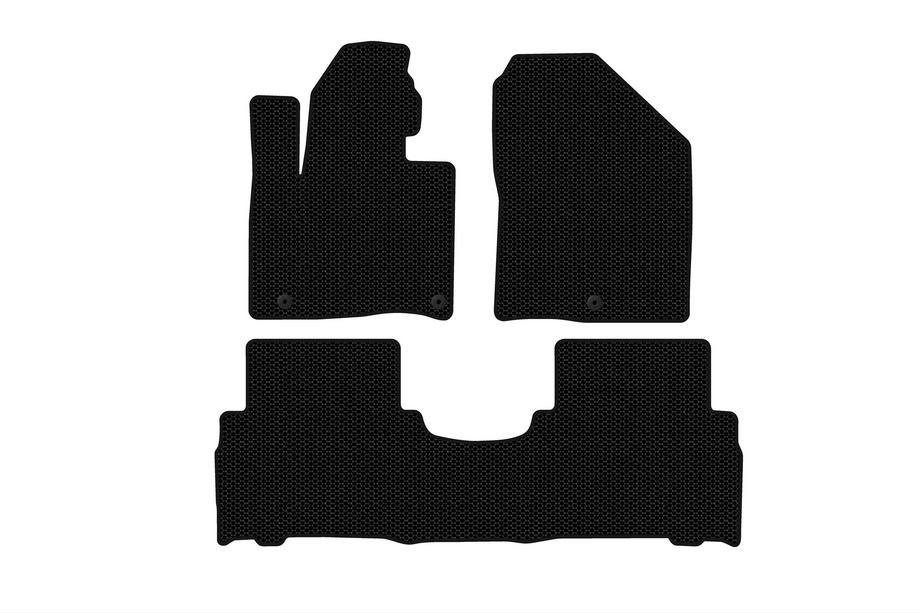 Kia Sorento III UM 2014–2020 Kumimatot Carsuit (2014-2018, 5-paikkainen, musta) Image