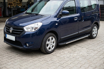 Renault Dokker 2013–2022 Duru sivuportaat (2 kpl, alumiini) kuva 1