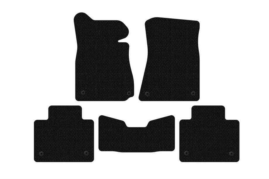 Lexus GS 2011–2020 Kumimatot Carsuit (2011-2015, SD, ei neliveto, mustat) Image