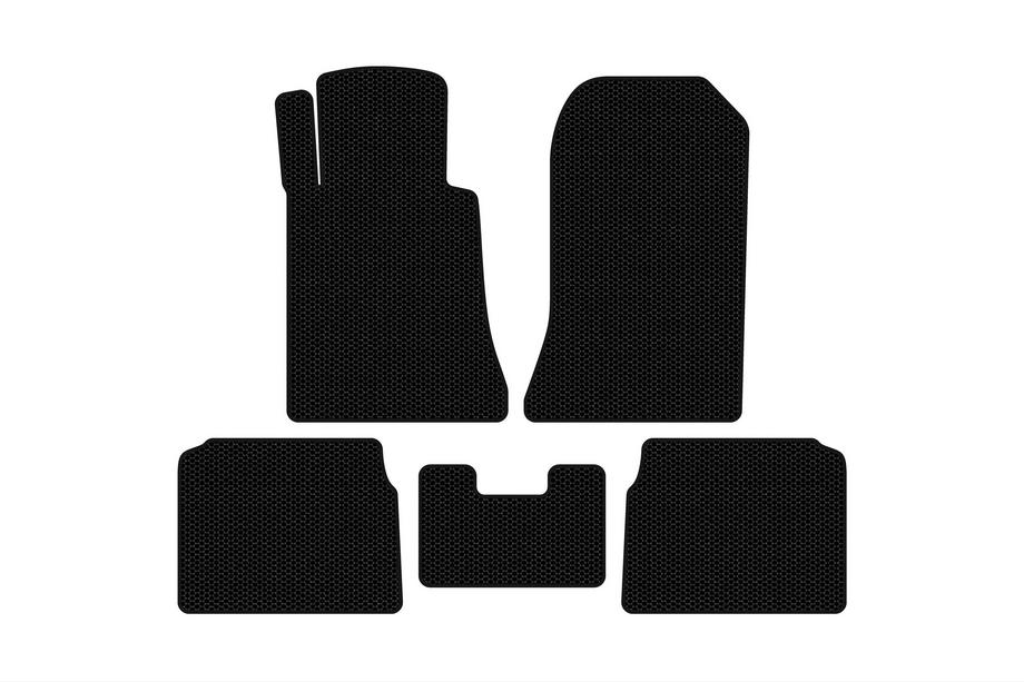 Mercedes E-class W124 1984–1997 Kumimatot Carsuit (SD, mustat) Image