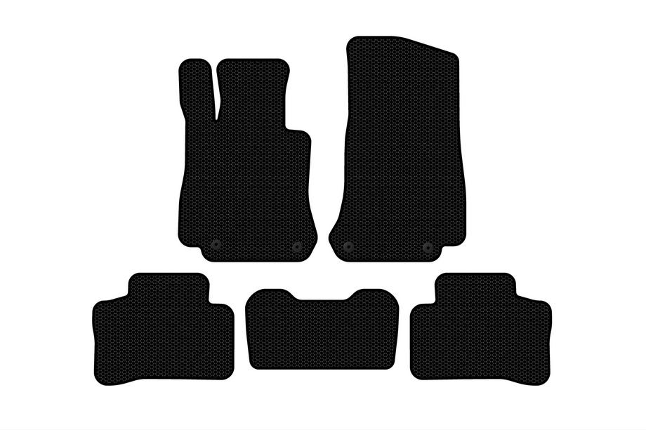 Mercedes GLC X253 2015–2022 Carsuit kumimatot (Mustat) Image