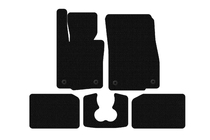 Mini Cooper F55/56/57 2014–2023 Kumimatot Carsuit (S F55:een, 5-ovinen, mustat) kuva 1