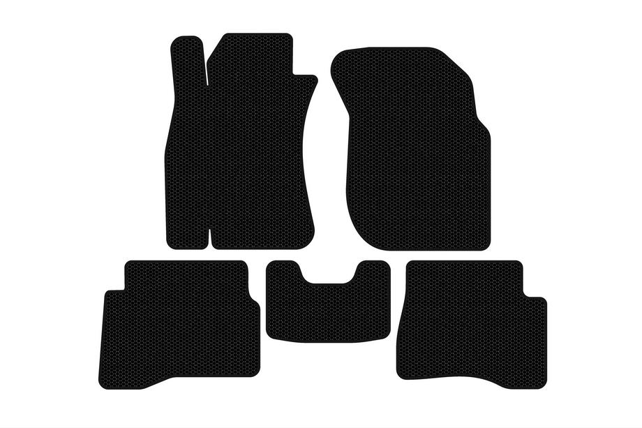 Nissan Almera N16 2000–2006 Kumimatot Carsuit (SD, mustat) Image