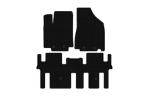 Nissan Pathfinder R52 2012–2021 Kumimatot Carsuit (2 riviä, mustat) kuva 1