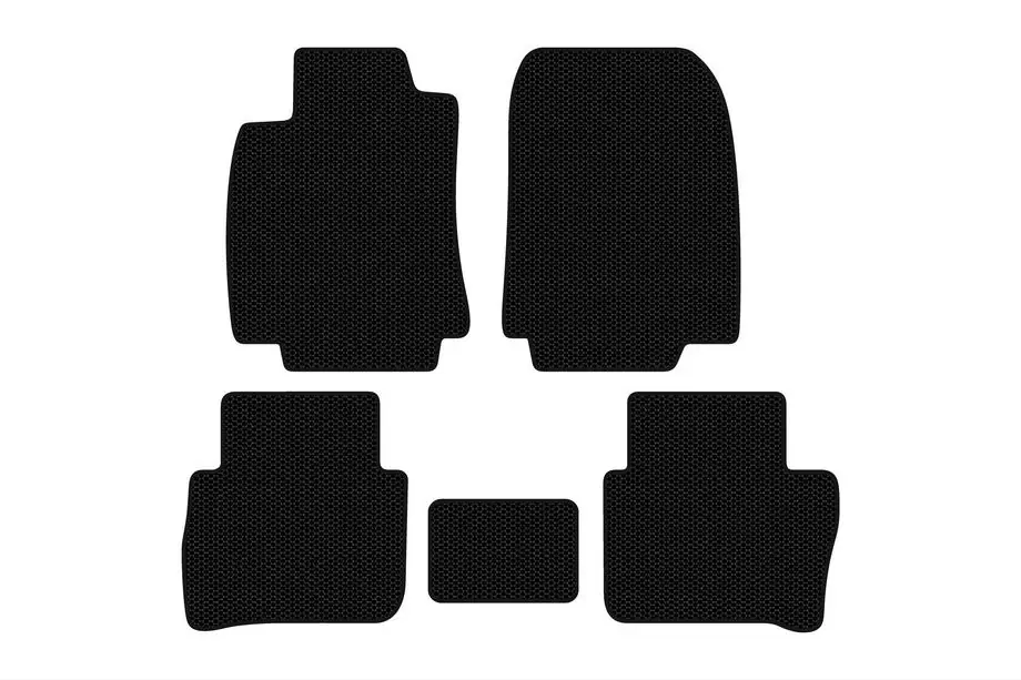 Nissan Tiida 2011–2014 Kumimatot Carsuit (HB, mustat) Image