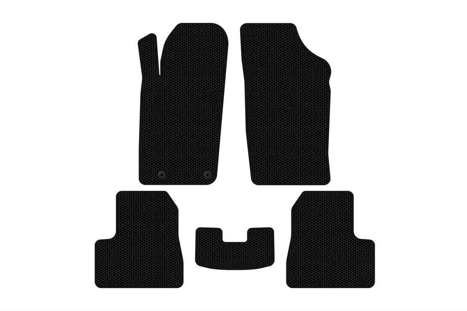 Peugeot 206 1998–2024 Kumimatot Carsuit (2009-2013, mustat) Image