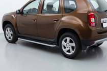 Dacia Duster 2008–2018 Tayga sivuastinlaudat (2 kpl, alumiini) kuva 1