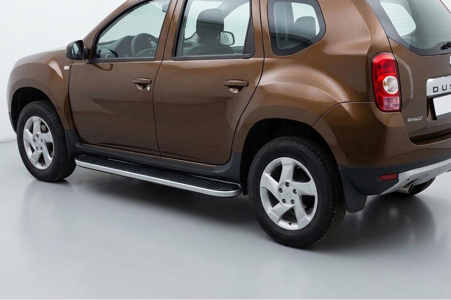 Dacia Duster 2008–2018 Tayga sivuastinlaudat (2 kpl, alumiini) Image
