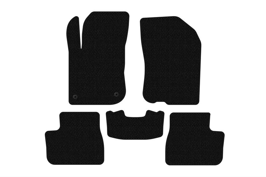 Peugeot 208 2012–2019 Carsuit kumimatot (Mustat) Kuva 1