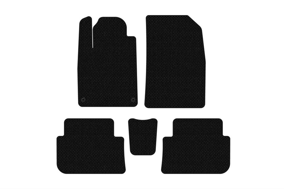 Peugeot 407 2004–2011 Kumimatot Carsuit (SD, mustat) Image