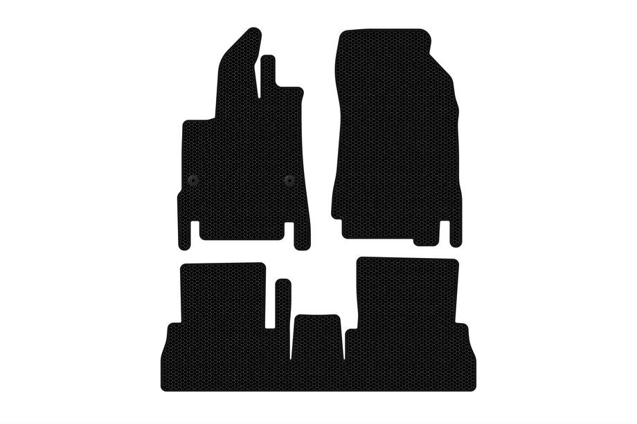 Peugeot Partner/Rifter 2019– Kumimatot Carsuit (7-paikkainen/pitkä akseliväli, mustat) Kuva 1