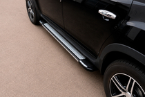 Dacia Duster 2008–2018 Rainbow sivuportaat (2 kpl, alumiini) kuva 1