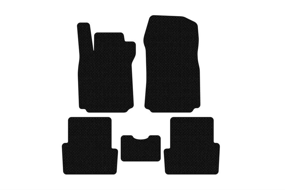 Renault Modus 2005–2012 Carsuit kumimatot (Mustat) Image