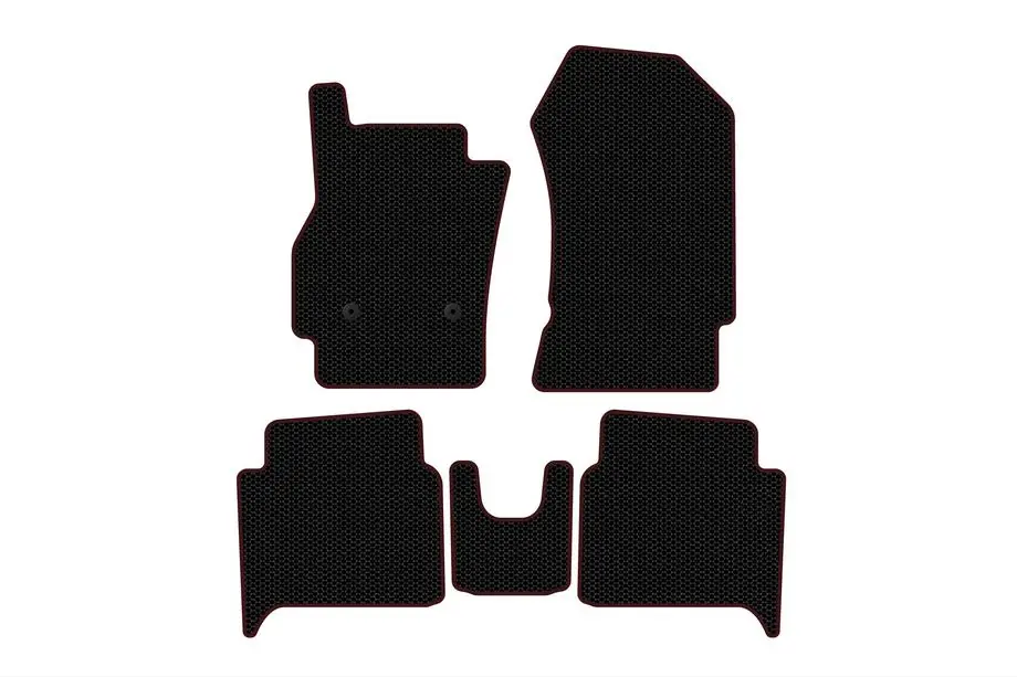 Renault Zoe 2012–2019 Kumimatot Carsuit (HB, mustat) Image