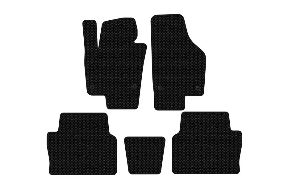 Seat Alhambra 2010– Kumimatot Carsuit (2 riviä, mustat) Image