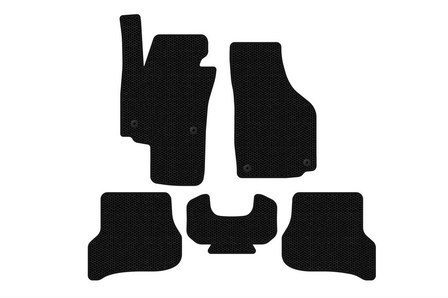 Seat Altea 2004–2015 Carsuit kumimatot (Mustat) Image