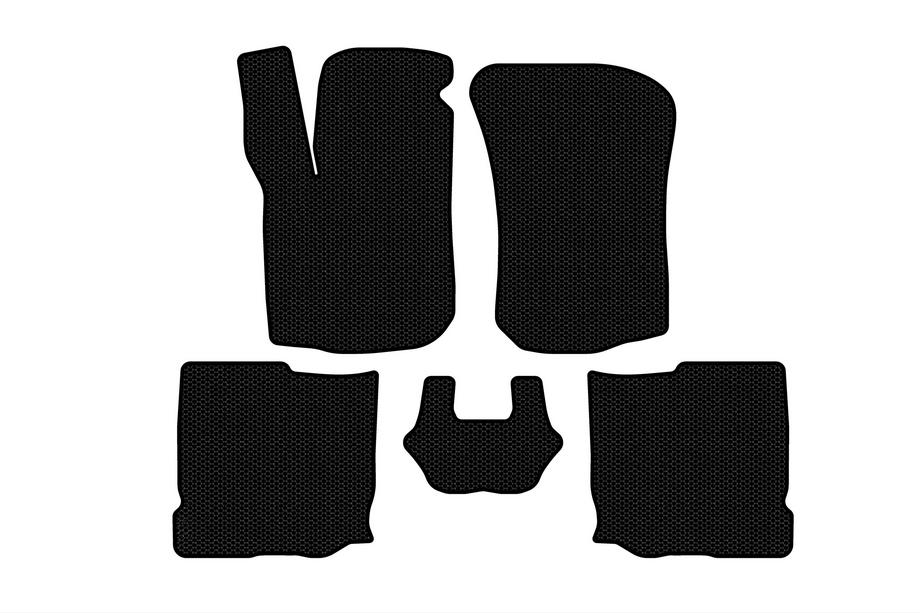 Seat Leon 1999–2005 Kumimatot Carsuit (HB, 5-ovinen, mustat) Image