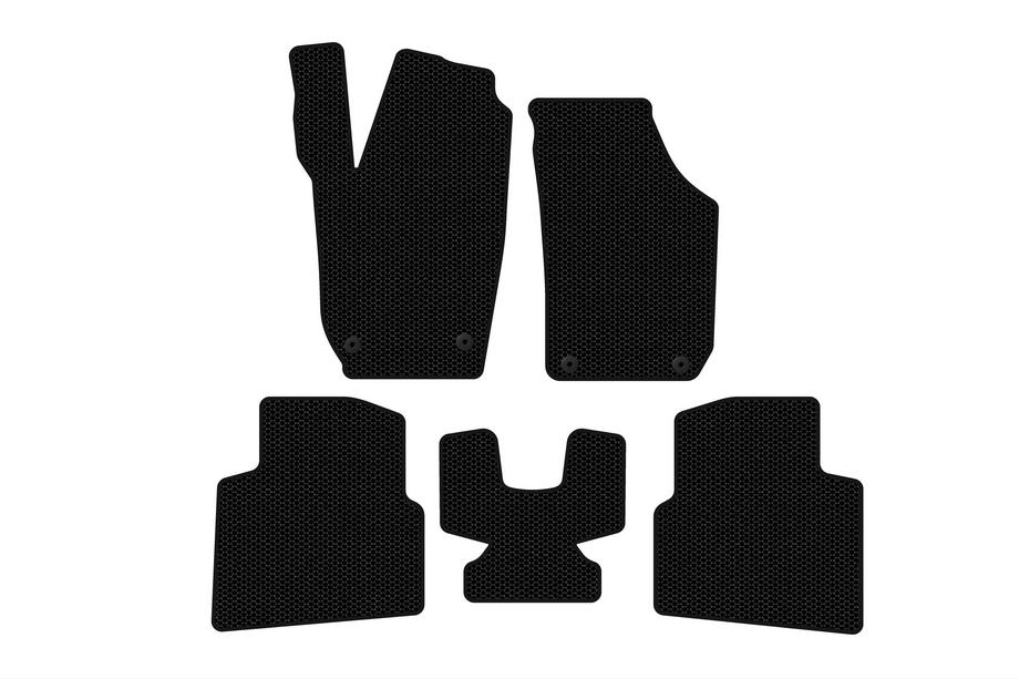 Skoda Roomster 2006–2015 Carsuit kumimatot (Mustat) Image