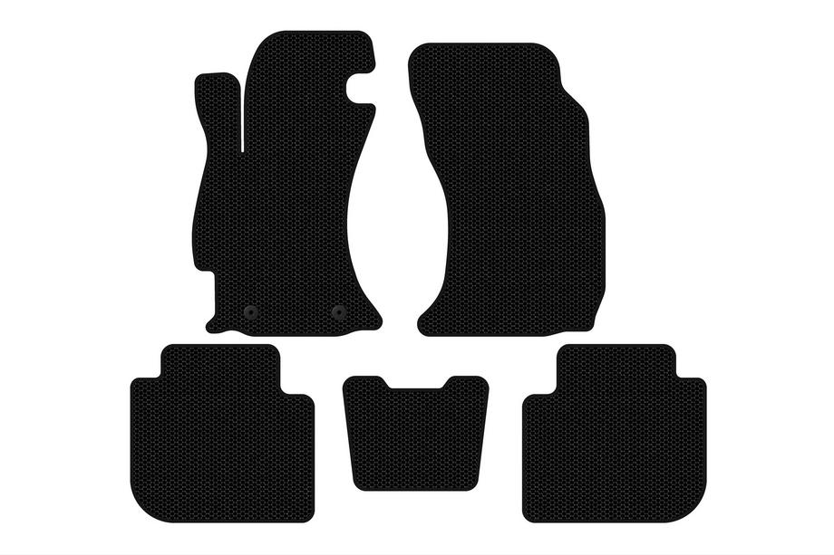 Subaru Forester 2013–2018 Kumimatot Carsuit (2013-2017, mustat) Image