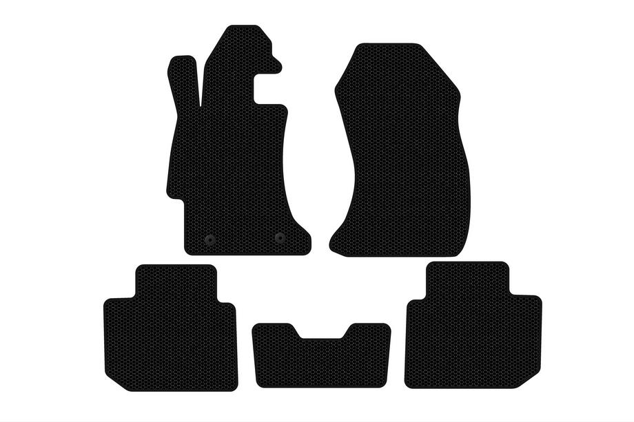Subaru Impreza 2011–2016 Kumimatot Carsuit (SD, mustat) Image