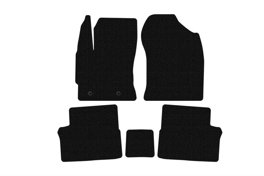 Toyota Auris 2012–2018 Carsuit kumimatot (Mustat) Image