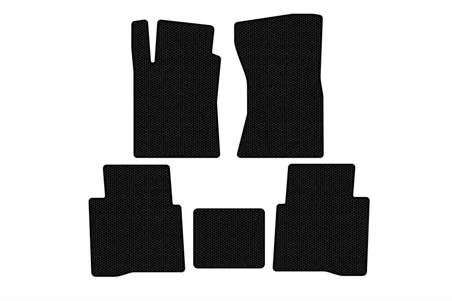 Toyota Fortuner 2006–2015 Carsuit kumimatot (Mustat) Image