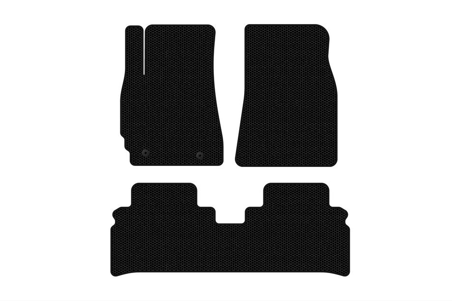 Toyota Highlander 2000–2008 Carsuit kumimatot (Mustat) Image