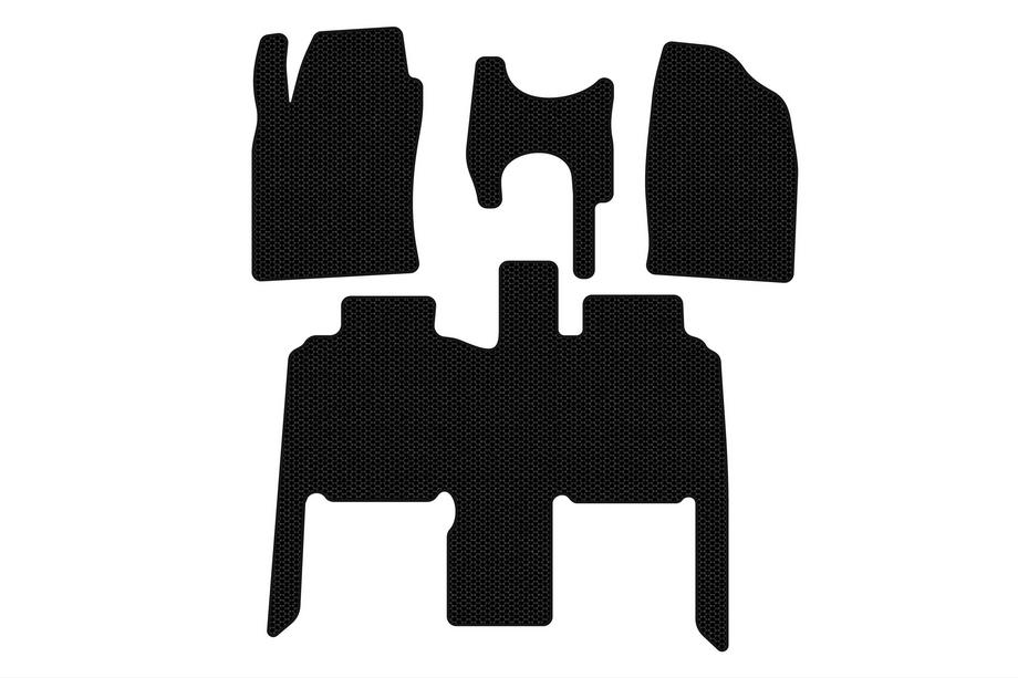 Toyota Previa 2000–2006 Carsuit kumimatot (Mustat) Image