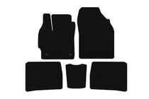 Toyota Prius 2009–2015 Kumimatot Carsuit (LB, mustat) kuva 1