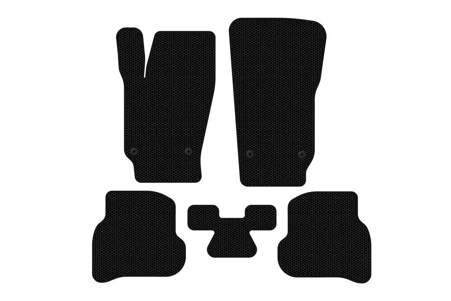 Volkswagen Polo 2010–2017 Kumimatot Carsuit (HB, 3/5-ovinen, mustat) Image