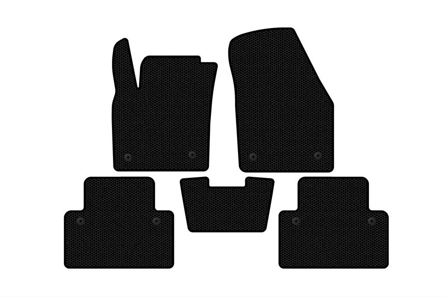 Volvo C30 2006–2012 Kumimatot Carsuit (HB, 3-ovinen, mustat) Image