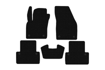 Volvo V50 2004–2012 Kumimatot Carsuit (2007-2012, SW, mustat) kuva 1