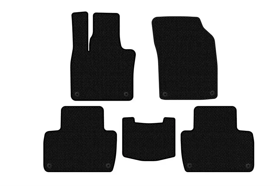 Volvo XC90 2015– Kumimatot Carsuit (2 riviä, mustat) Image