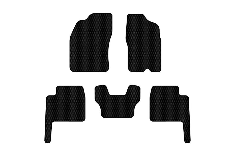 Dodge Durango 2004–2009 Carsuit kumimatot (Mustat) Image