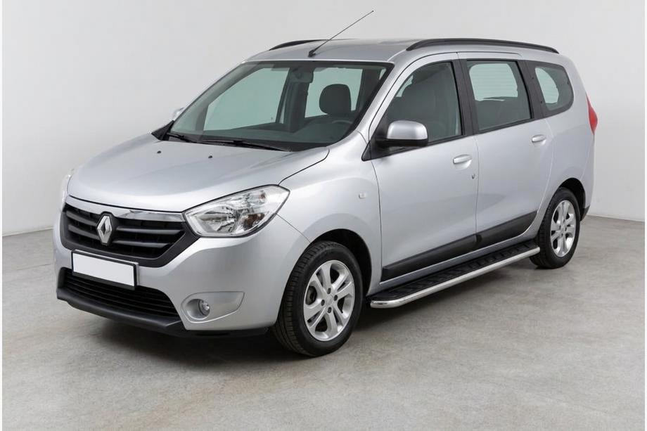Dacia Lodgy 2012–2022 Maydos V1 sivuportaat (2 kpl, alumiini ↗ ruostumaton teräs) Image