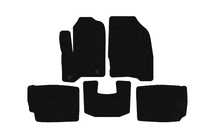 Ford Taurus 2010–2019 Kumimatot sisätilaan Carsuit (2010-2012, mustat) kuva 1