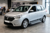 Dacia Lodgy 2012–2022 Rainbow sivuportaat (2 kpl, alumiini) kuva 1