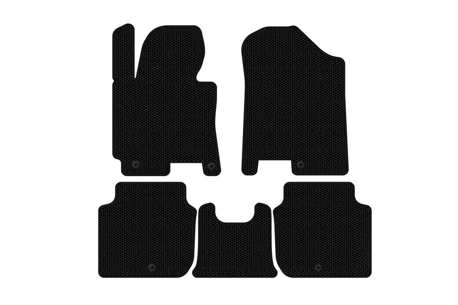 Kia Forte 2008–2024 Kumimatot Carsuit (2012-2016, mustat) Image