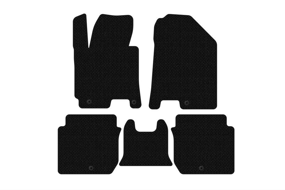 Kia Forte 2008–2024 Kumimatot Carsuit (2016-2018, mustat) Image