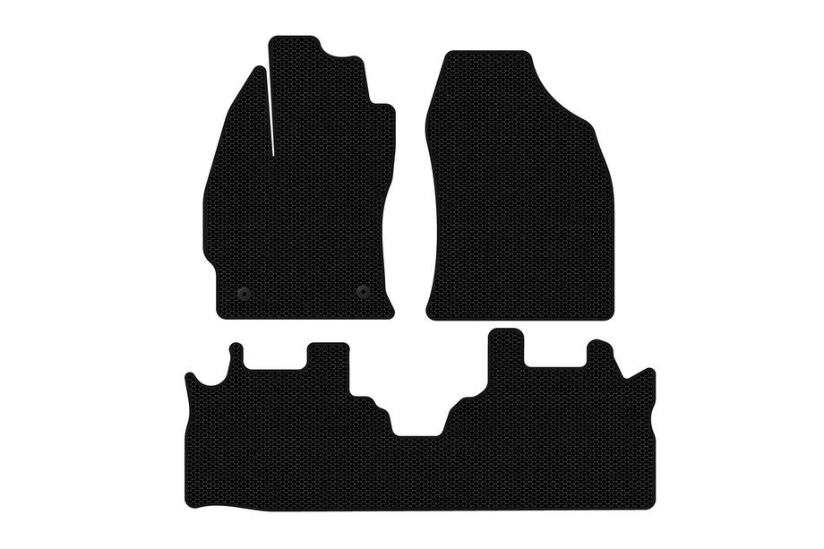 Toyota Prius Plus Kumimatot Carsuit (2 riviä, mustat) Image